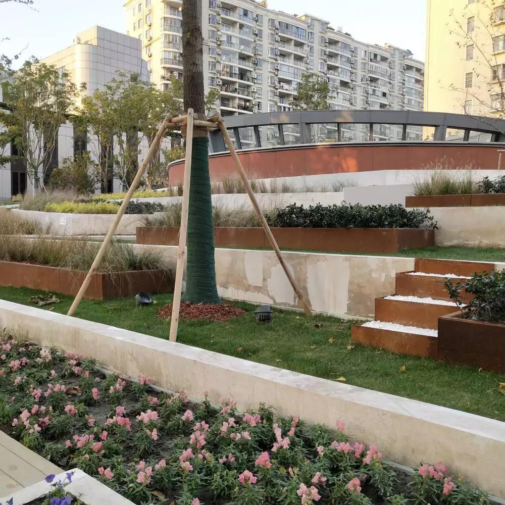 通州锈钢板花园围边