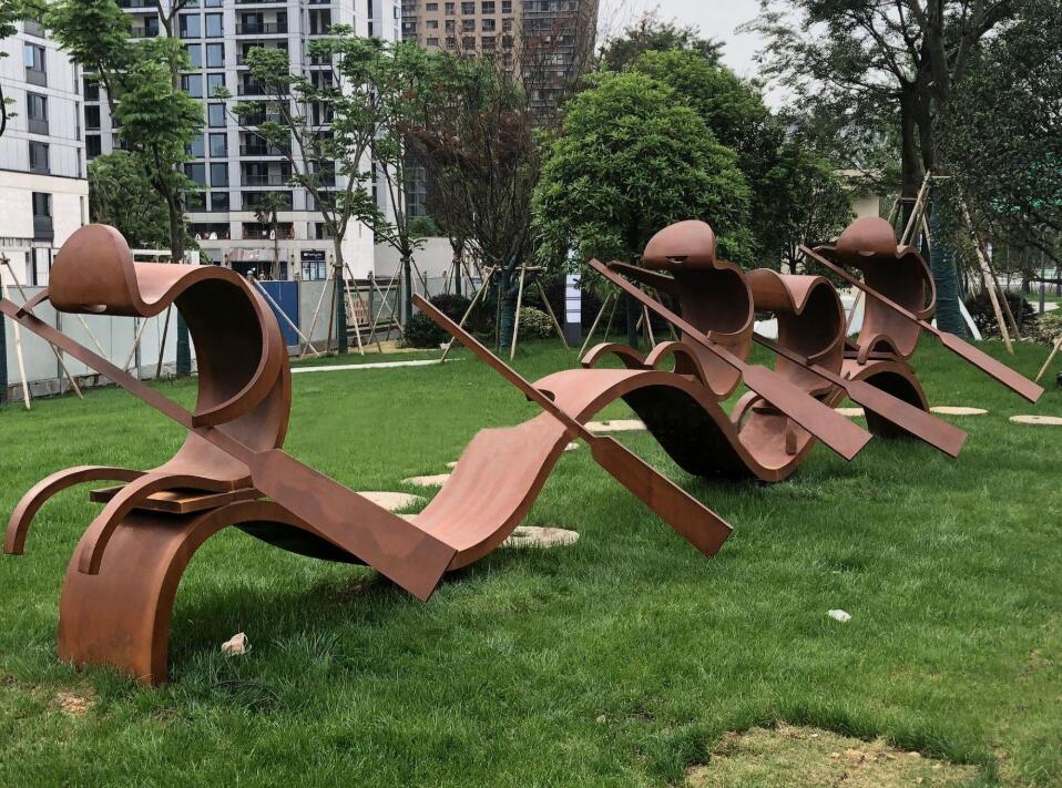 通州锈钢板造型