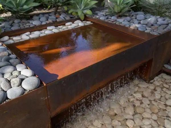 通州耐候钢水景